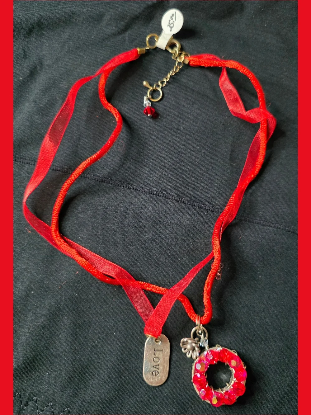 Handmade crystal love wear
